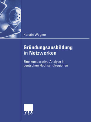 cover image of Gründungsausbildung in Netzwerken